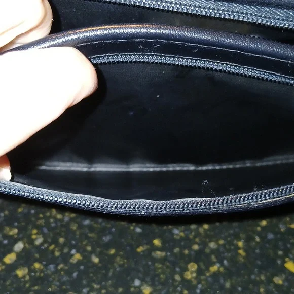 Valentino Black Clutch with Gold Accents - Picture 4 of 9